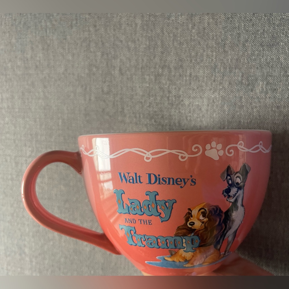 Disney Lady and the Tramp Pink Mug